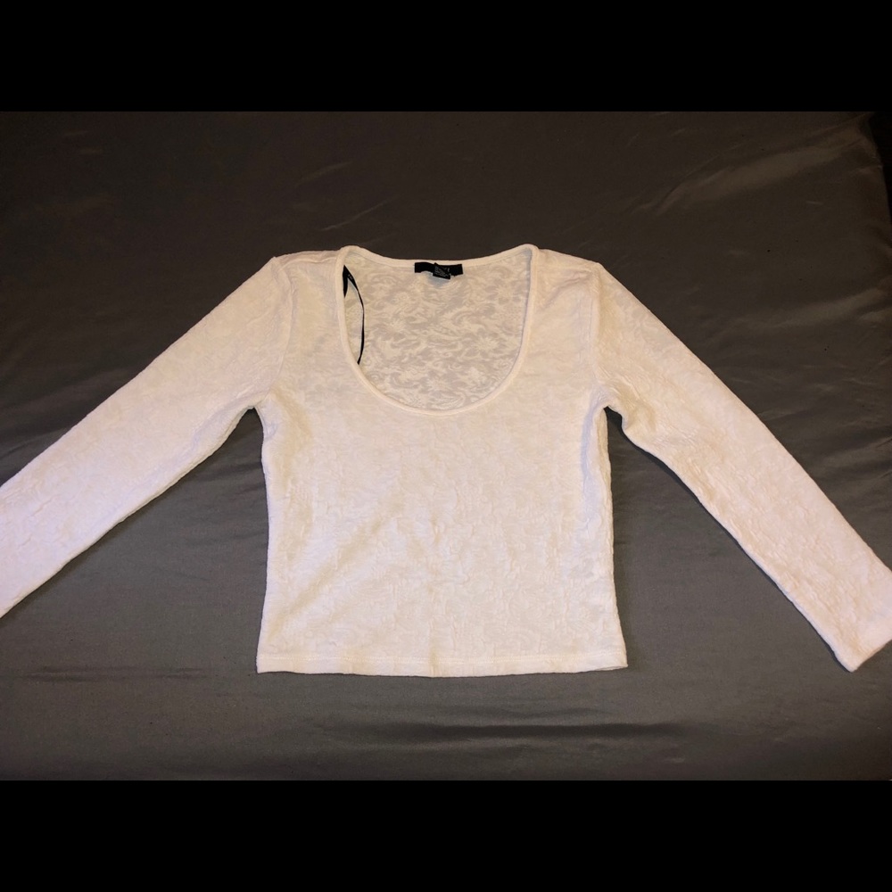 forever 21 lace crop top